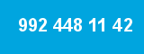 992 448 11 42 992 448 11 42